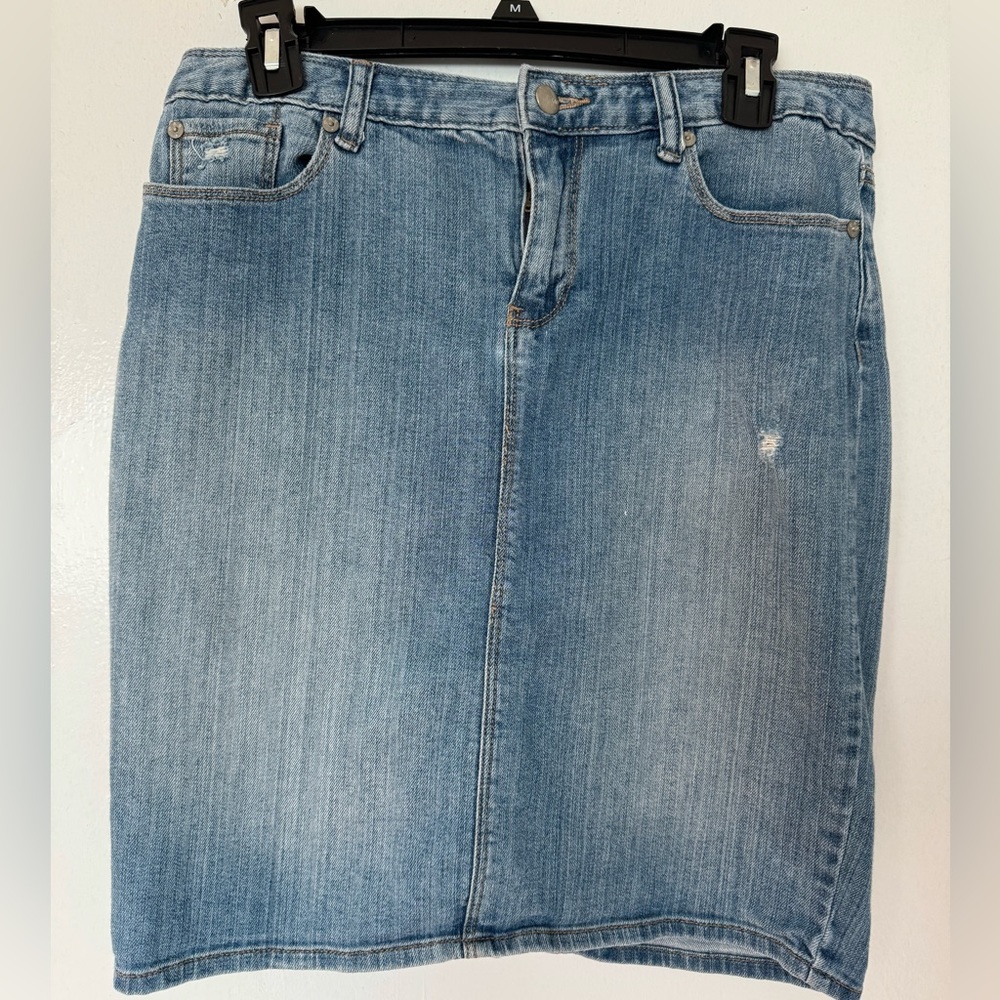 Gap jeans mini skirt size 6